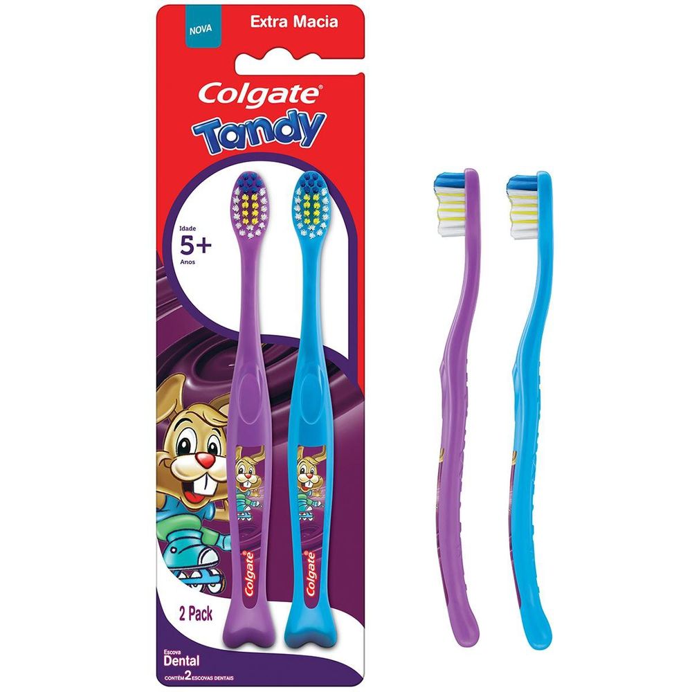 Escova de Dente Infantil Colgate Tandy 2 unid
