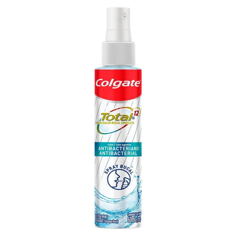 Spray Bucal Colgate Total 12 Spray bucal com agentes antibacterianos 60ml
